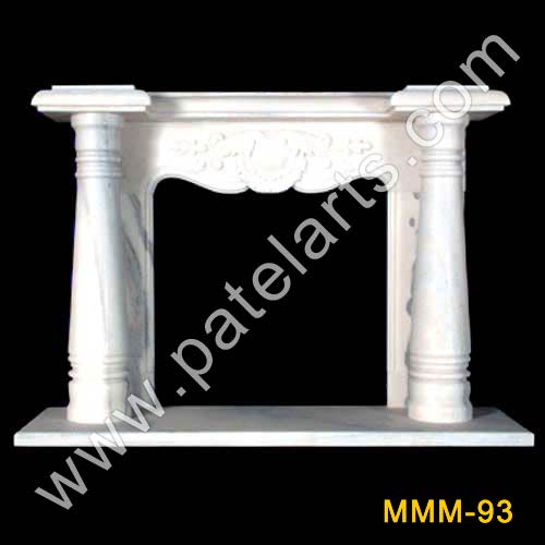 Marble Fireplaces Mantel, Stone Fireplace, Stone Carving, Marble Mantel, Fireplace, Handcarved Marble Fireplace, Fireplaces