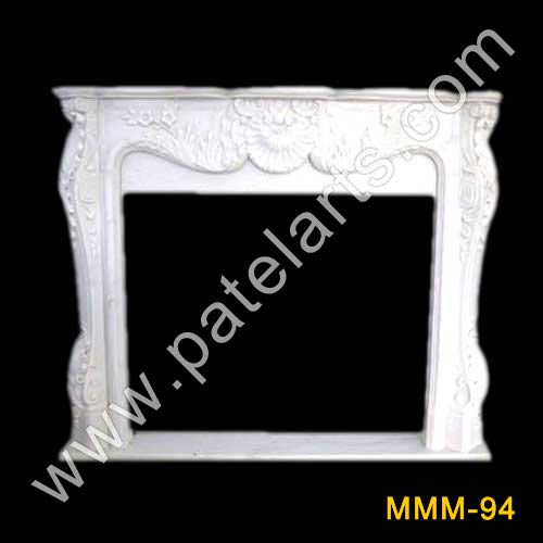 Marble Fireplaces Mantel, Stone Fireplace, Stone Carving, Marble Mantel, Fireplace, Handcarved Marble Fireplace, Fireplaces