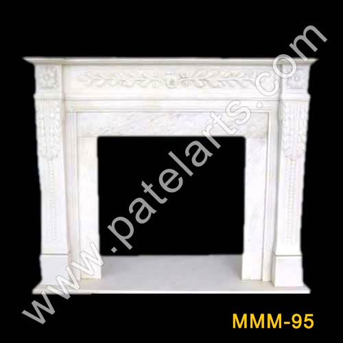 Marble Fireplaces Mantel, Stone Fireplace, Stone Carving, Marble Mantel, Fireplace, Handcarved Marble Fireplace, Fireplaces