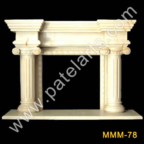 Marble Fireplaces Mantel, Stone Fireplace, Stone Carving, Marble Mantel, Fireplace, Handcarved Marble Fireplace, Fireplaces