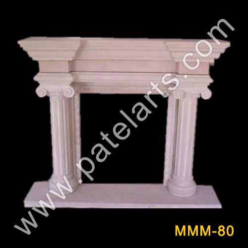 Marble Fireplaces Mantel, Stone Fireplace, Stone Carving, Marble Mantel, Fireplace, Handcarved Marble Fireplace, Fireplaces