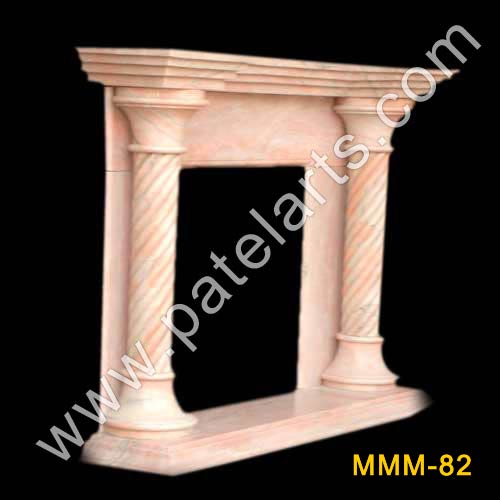 Marble Fireplaces Mantel, Stone Fireplace, Stone Carving, Marble Mantel, Fireplace, Handcarved Marble Fireplace, Fireplaces