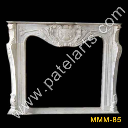 Marble Fireplaces Mantel, Stone Fireplace, Stone Carving, Marble Mantel, Fireplace, Handcarved Marble Fireplace, Fireplaces