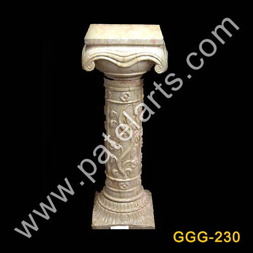 marble Pedestals, Table Bases, Marble Table Base, Makrana White Marble,  Pedestals, White Marble Table Bases, Imported Pedestals, Makrana Pedestals, Camel Yellow Marble Pedestals, D Beige Pedestals, Stone / Carved Base, Marble Pedestal