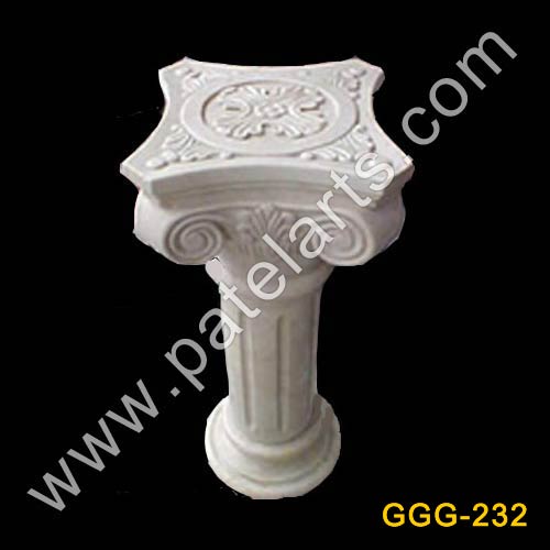 marble Pedestals, Table Bases, Marble Table Base, Makrana White Marble,  Pedestals, White Marble Table Bases, Imported Pedestals, Makrana Pedestals, Camel Yellow Marble Pedestals, D Beige Pedestals, Stone / Carved Base, Marble Pedestal