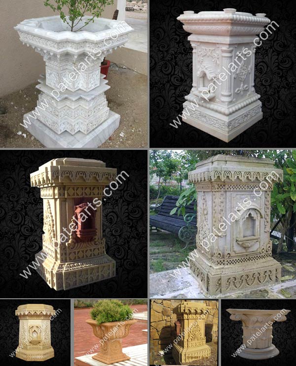 Marble Tulsi Pot, Tulsi Pots, Kyara, Marble Tulsi Kyara, Tulsikyara, Udaipur, Marble Vrindavan, White Marble Tulsi Pot, Marble Tulsikyara, Marble Garden Pots, Udaipur, Morwad White Marble Tulsi Pot, Landscaping Stones, Flower Pot, Garden Planters, Urns, Udaipur, Marble, Pot, Marble Carved Tulsi Kyara, udaipur, rajasthan, india